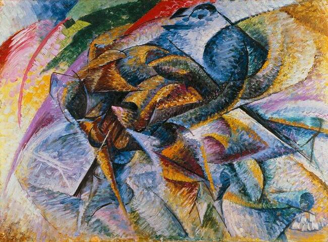 Dynamique d'un cycliste - Boccioni Umberto