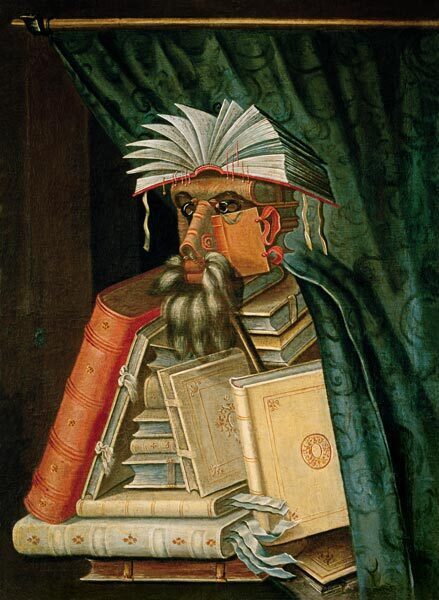 Le bibliothécaire - Giuseppe Arcimboldo