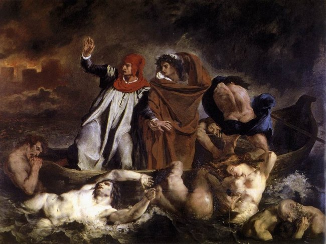 Barque de Dante - Delacroix