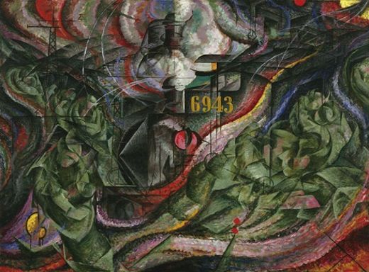 Les adieux - Umberto Boccioni