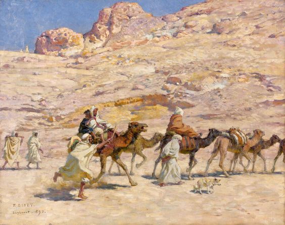 Caravane &agrave; Laghouat - Etienne DINET