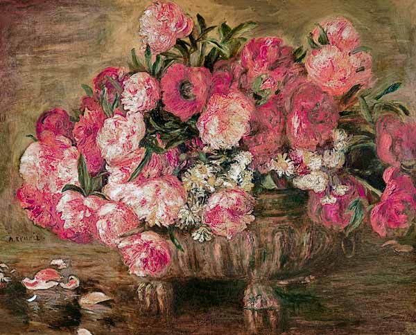 Nature morte avec pivoine - Renoir