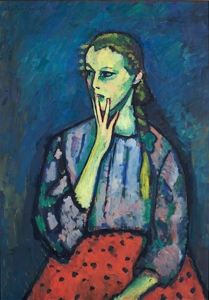 Portrait de jeune fille - Alexi Jawlensky