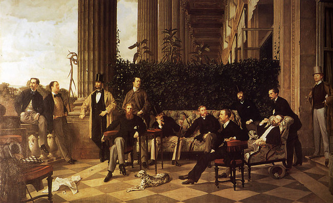 Le cercle de la rue Royale - Tissot
