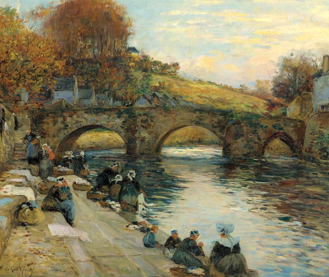 Lavandi&egrave;res bretonnes - LEGOUT-GERARD Fernand