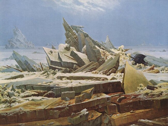 La mer de glace - Caspar Friedrich