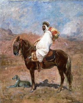 cavalier arabe dans le désert - Henri Rousseau