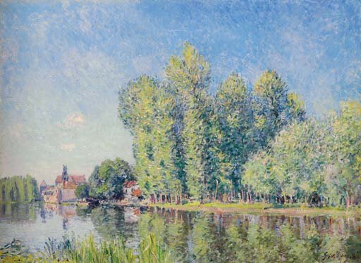 Le Loing à Moret - Alfred Sisley