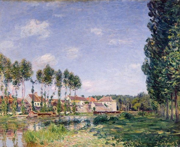 Moret, bord du Loing - Sisley