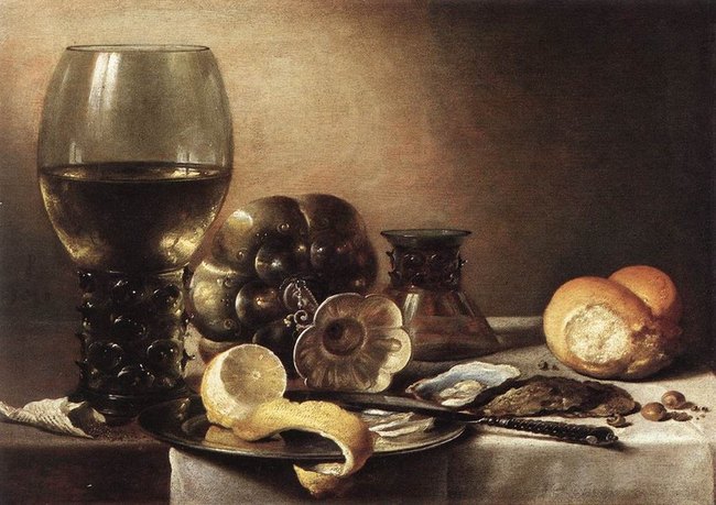Nature morte 1633 Pieter Claez