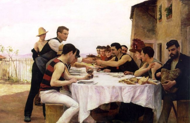 Les canotiers de la Meurthe - Emile Friant