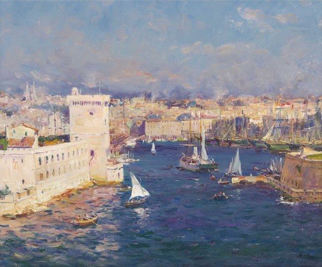 l'entr&eacute;e du port de Marseille - J-Baptiste OLIVE
