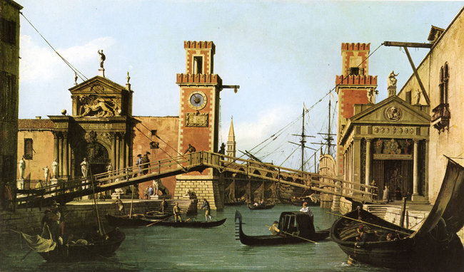Pont de l'Arsenal - 1731 - Antonio Canaletto