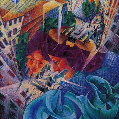 Visions simultanées - Umberto Boccioni