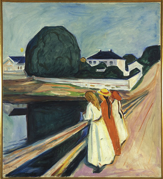 Les filles sur le pont - Edward Munch