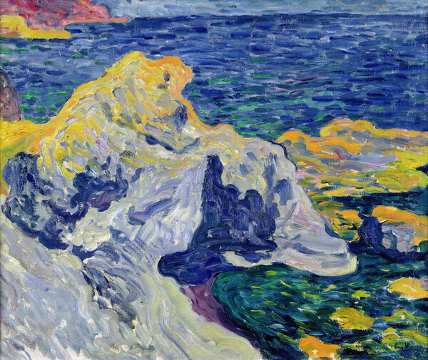 Les rochers à Anthéor (Var) - Louis Valtat