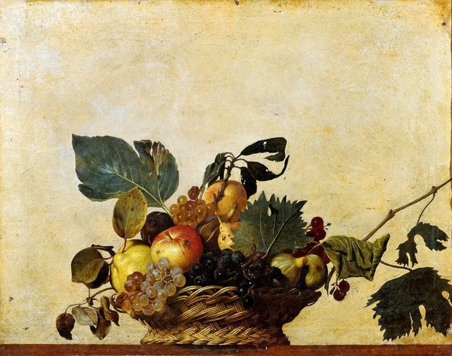 Corbeille de fruits - Le Caravage