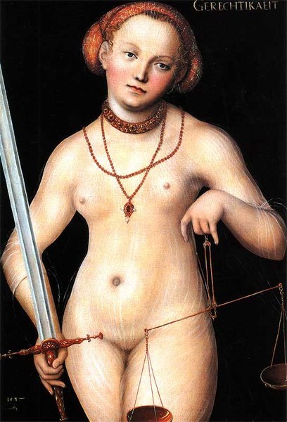 Allégorie de la Justice - Lucas Cranach