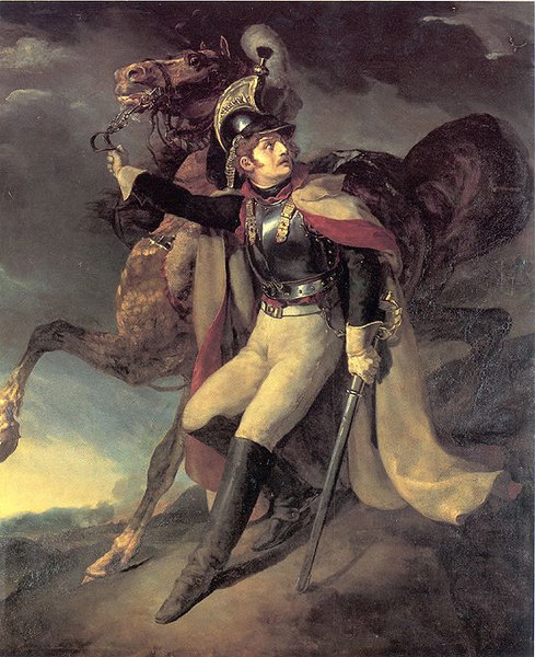 Cuirassier bless&eacute; quittant le feu  - 1814 - Th&eacute;odore G&eacute;ricault