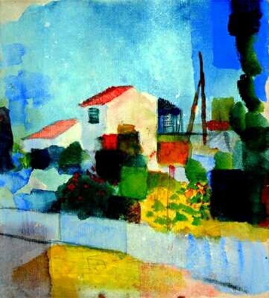 Maison Helles - August Macke