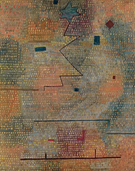 Une &eacute;toile se l&egrave;ve  - Paul Klee -  Huile sur toile 63 x 50 cm 1931  Fondation Beyeler, Riehen, Suisse