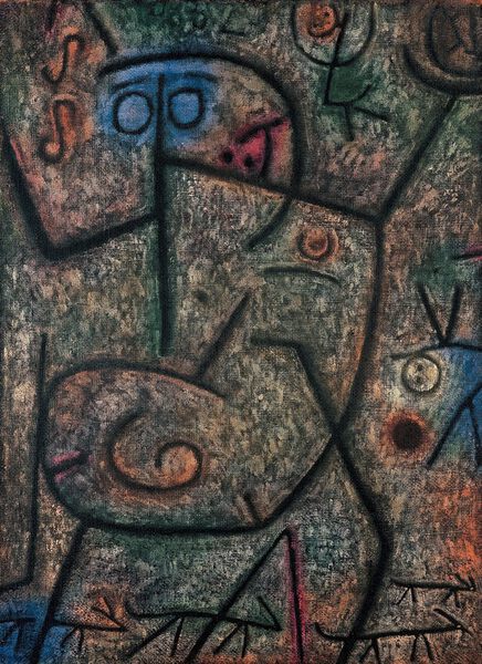Oh! les rumeurs - Paul Klee - Huile sur lin 75,5 x 55 cm 1939  Fondation Beyeler, Riehen, Suisse