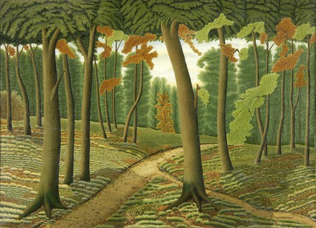 La Forêt Dominique Peyronnet Non daté Huile sur toile 61 x 81 cm
