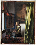 La liseuse &agrave; la fen&ecirc;tre (Cupidon) - Jan Vermeer
